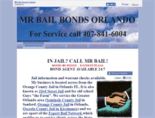 Tablet Screenshot of mrbailbondsorlando.com